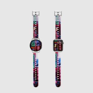 시그니처 시티 스케이프 애플워치 스트랩 1 울트라 1 SE2 갤럭시워치 6 호환 밴드 - 을지로