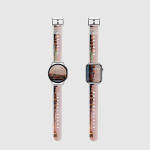 시그니처 시티 스케이프 애플워치 스트랩 1 울트라 1 SE2 갤럭시워치 6 호환 밴드 - 한강북단