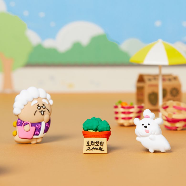 쬬르디 차량 송풍구 피규어_할미쬬