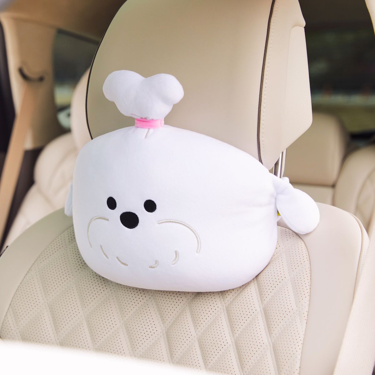 카카오프렌즈(KAKAO FRIENDS) 쬬르디 차량용 목쿠션_말티쬬