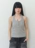 POUND HALTER SLEEVELESS / GRAY