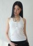 POUND HALTER SLEEVELESS / WHITE