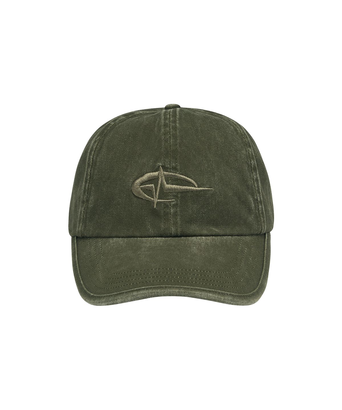 와일드락(WILDROCK) Wild Signature Logo Pigment Ball cap_Khaki