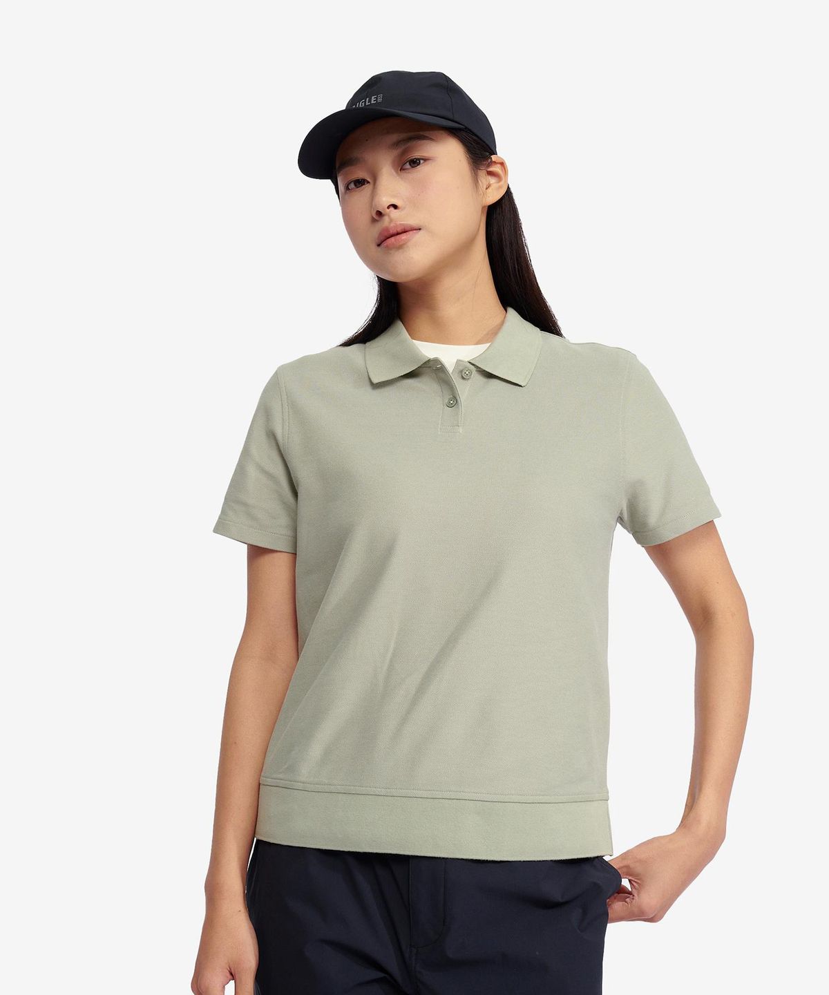 에이글(Aigle) 여성 쿨맥스 반소매 폴로 셔츠 AAS25WPSH001SAU