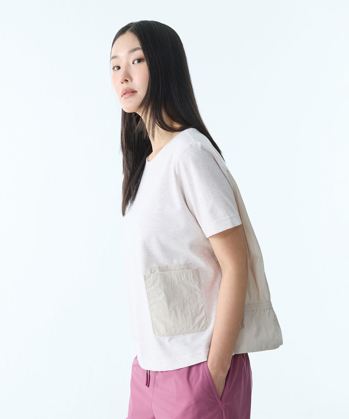 에이글(Aigle) 여성 기능성 보태니컬 반소매 티셔츠 AAS25WTSH008BRBD