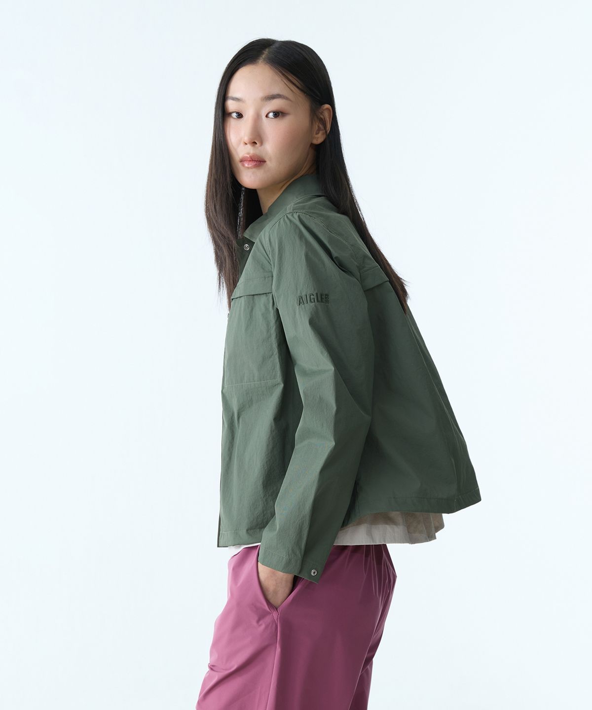 에이글(Aigle) 여성 기능성 셔츠 자켓 AAS25WOUT016BEE