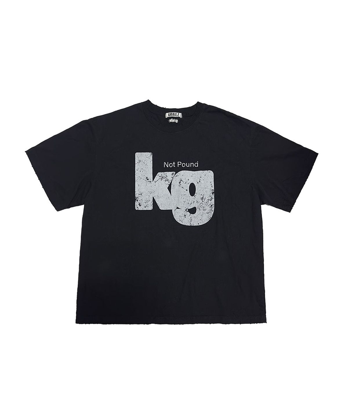 그레일즈(GRAILZ) [GRAILZ X KOIN SEOUL] KG T-SHIRTS [BLACK]