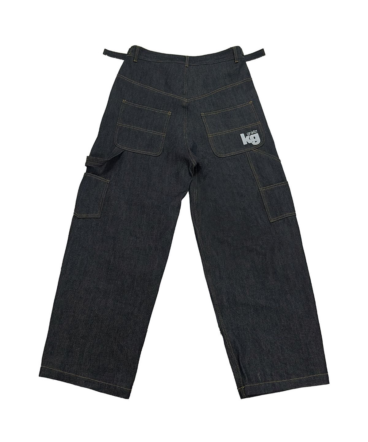 그레일즈(GRAILZ) [GRAILZ X KOIN SEOUL] CARPENTER RAW DENIM PANTS [INDIGO]