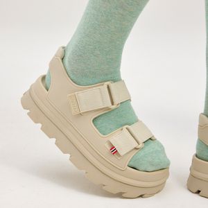 [WOMEN] 라이트 알개폼 웨빙 플랫폼 샌들 - 4color