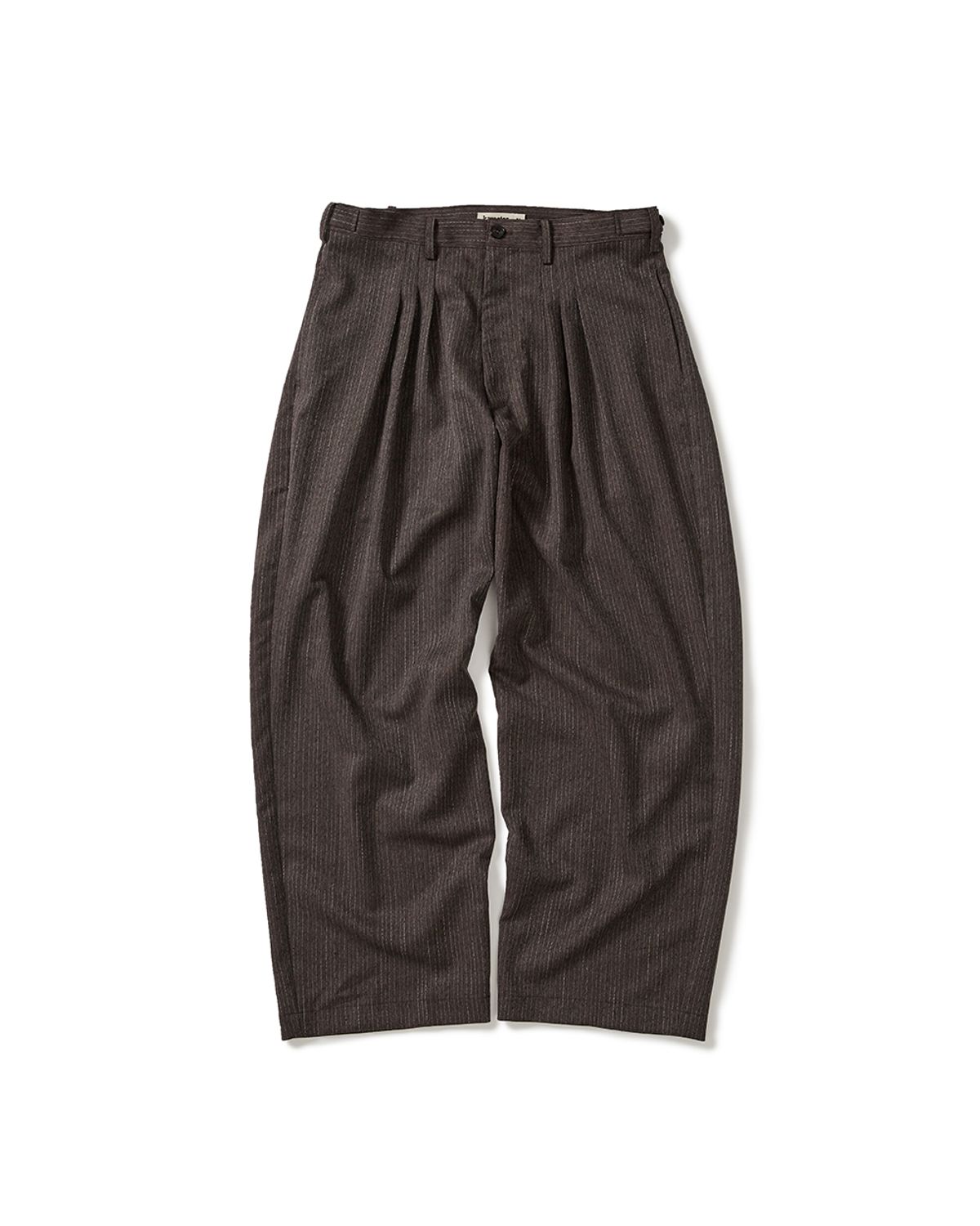 카락터(KARACTOR) Herringbone pleat pants / Maroon