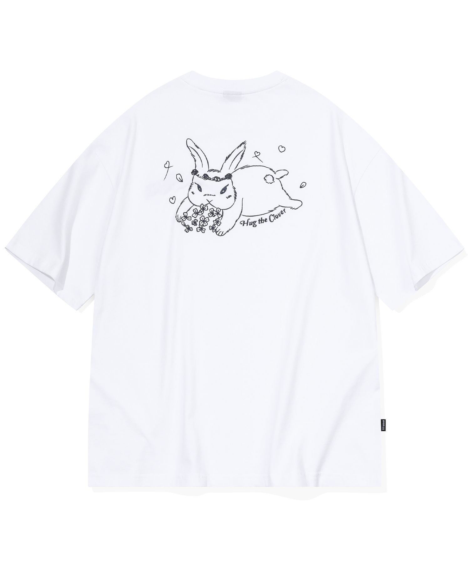 【CPGN STUDIO】Skate Bunny Short Sleeve T-shirt Psycho Bunny Big Boys 7-20 Short Sleeve Livingston Graphic T