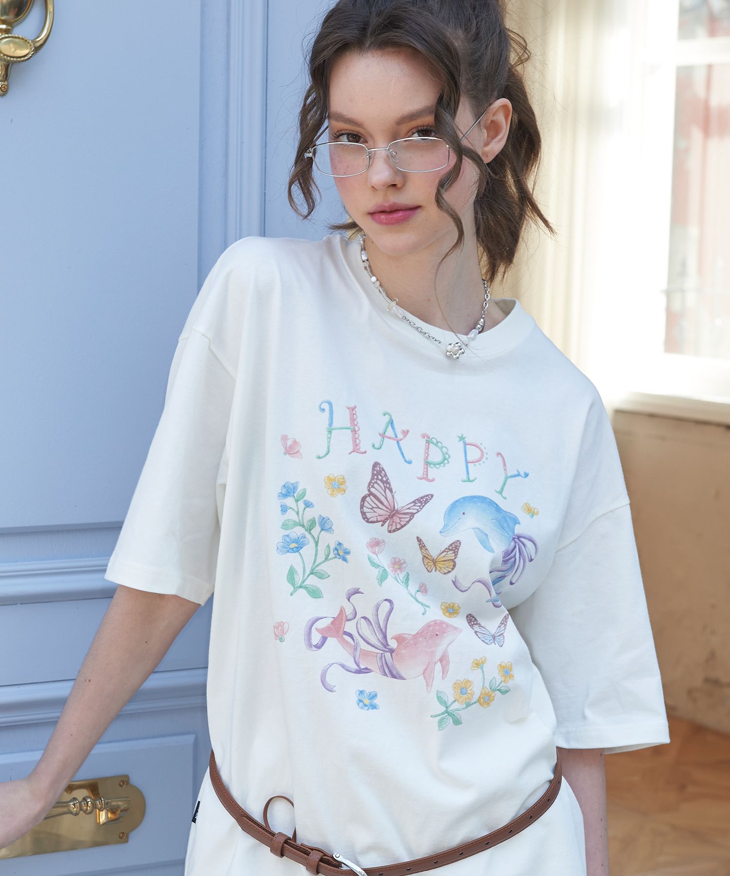 【CPGN STUDIO】25SS★ DTP Marine Dolphin Short Sleeve Tee MUSINSA | CPGN STUDIO DTP Marine Dolphin Short Sleeve T