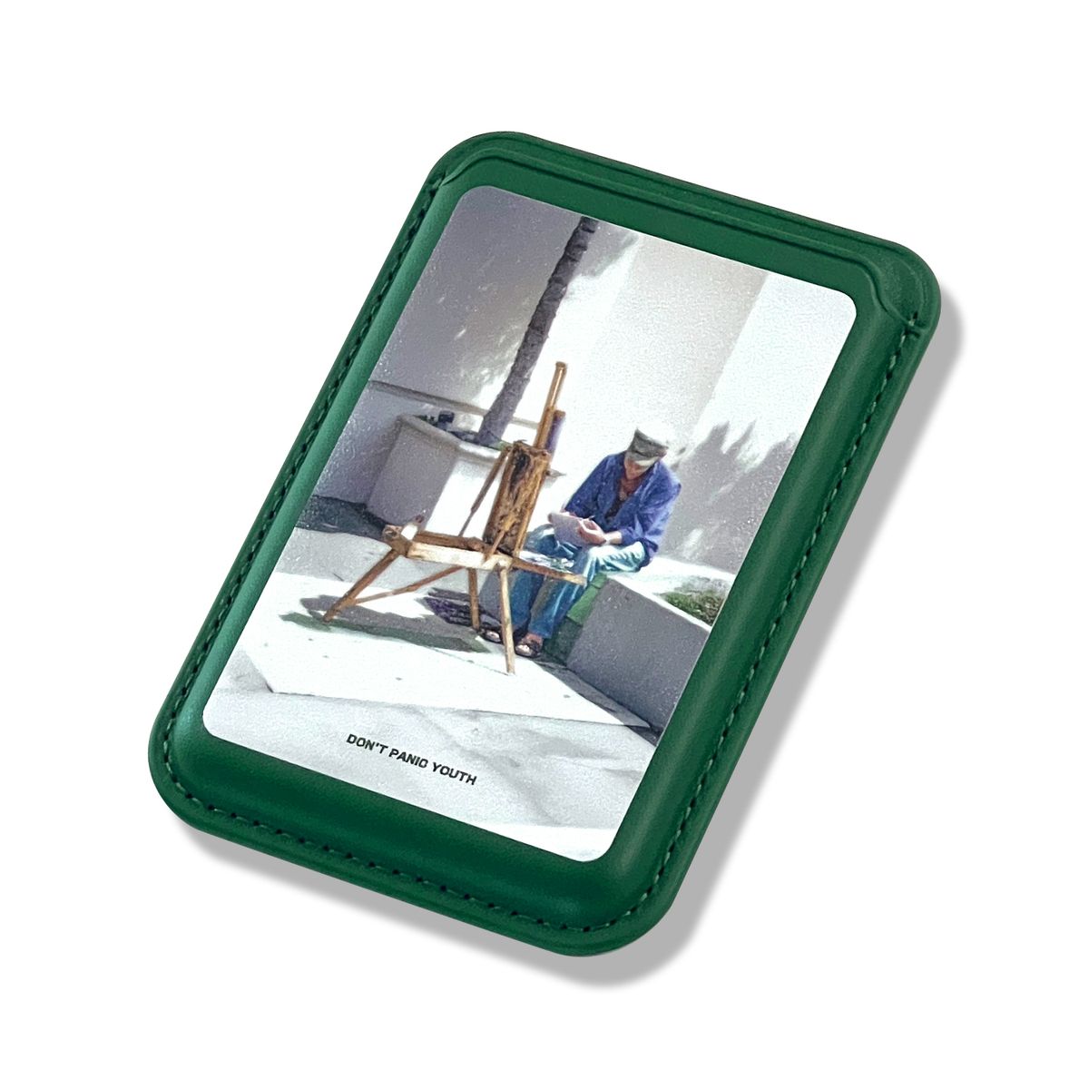 돈패닉유스(DONTPANICYOUTH) Sketch (MagSafe Wallet /Green)