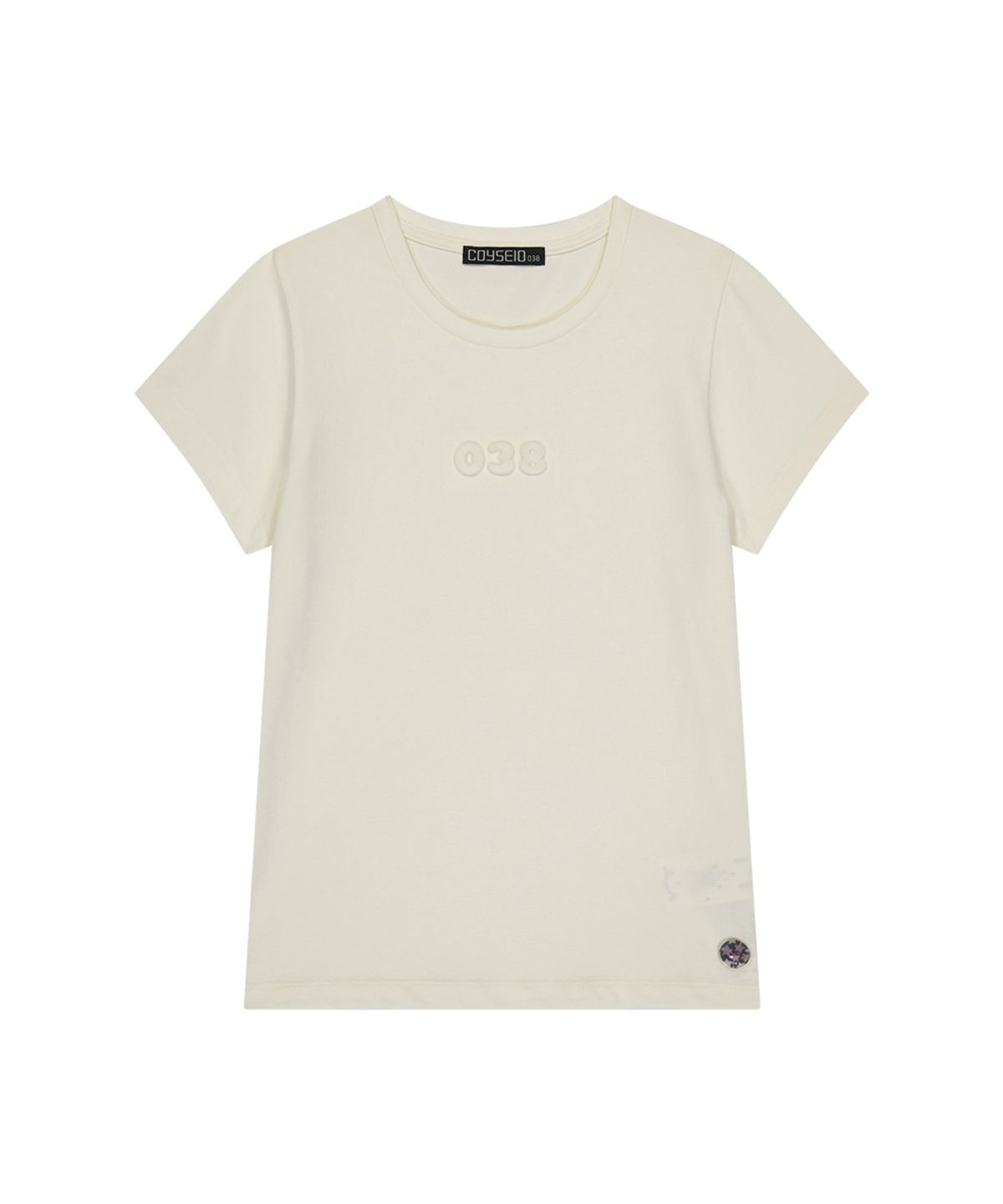 코이세이오 038(COYSEIO 038) 038 BASIC T-SHIRT IVORY