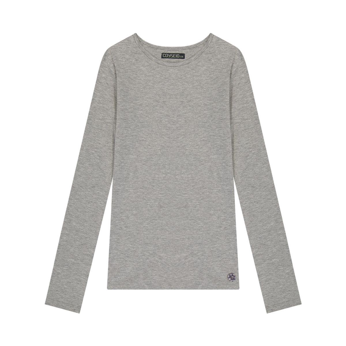 코이세이오 038(COYSEIO 038) 038 SOFT LONG SLEEVES MELANGE GREY