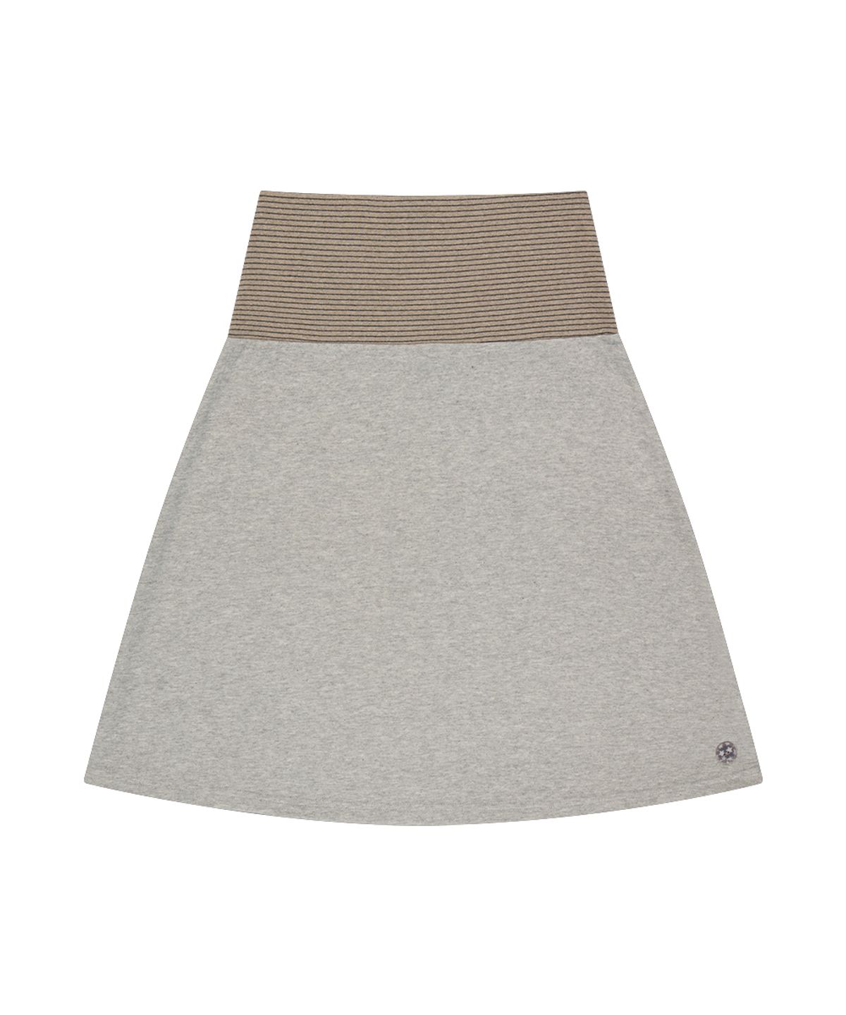 코이세이오 038(COYSEIO 038) 038 STRIPE SKIRT MELANGE GREY
