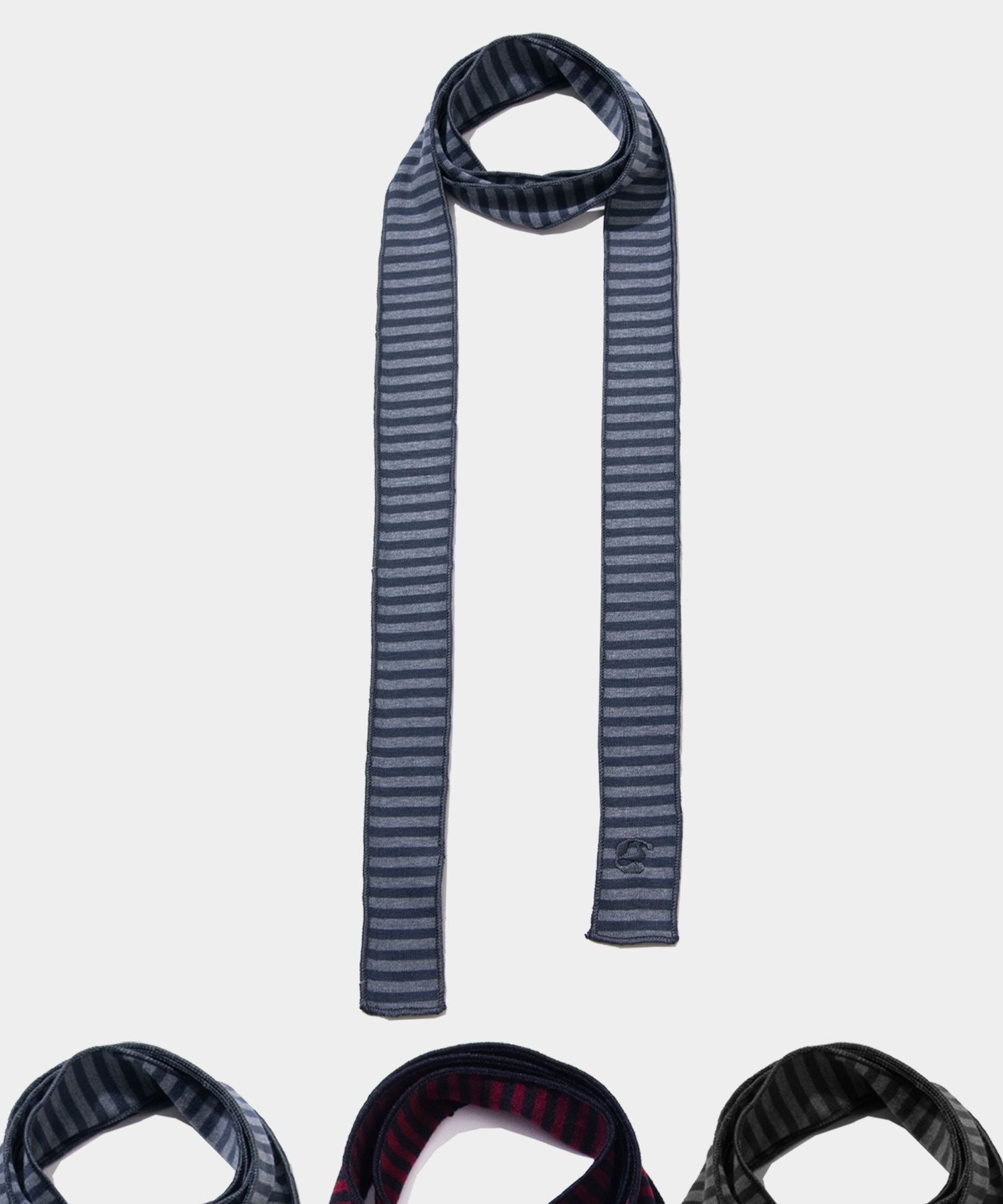 Awning Stripe Logo Long Slim Soft Muffler _ 3COLOR