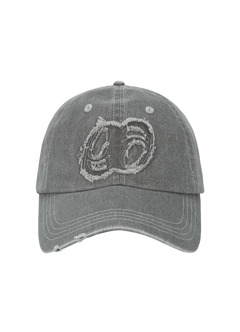MUSINSA | ASON PATCH BALL CAP / GRAY