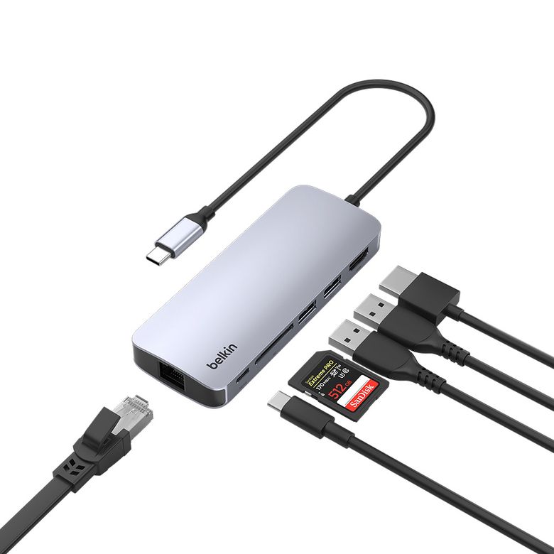 6in1 USB C타입 멀티 허브 AVC008fq