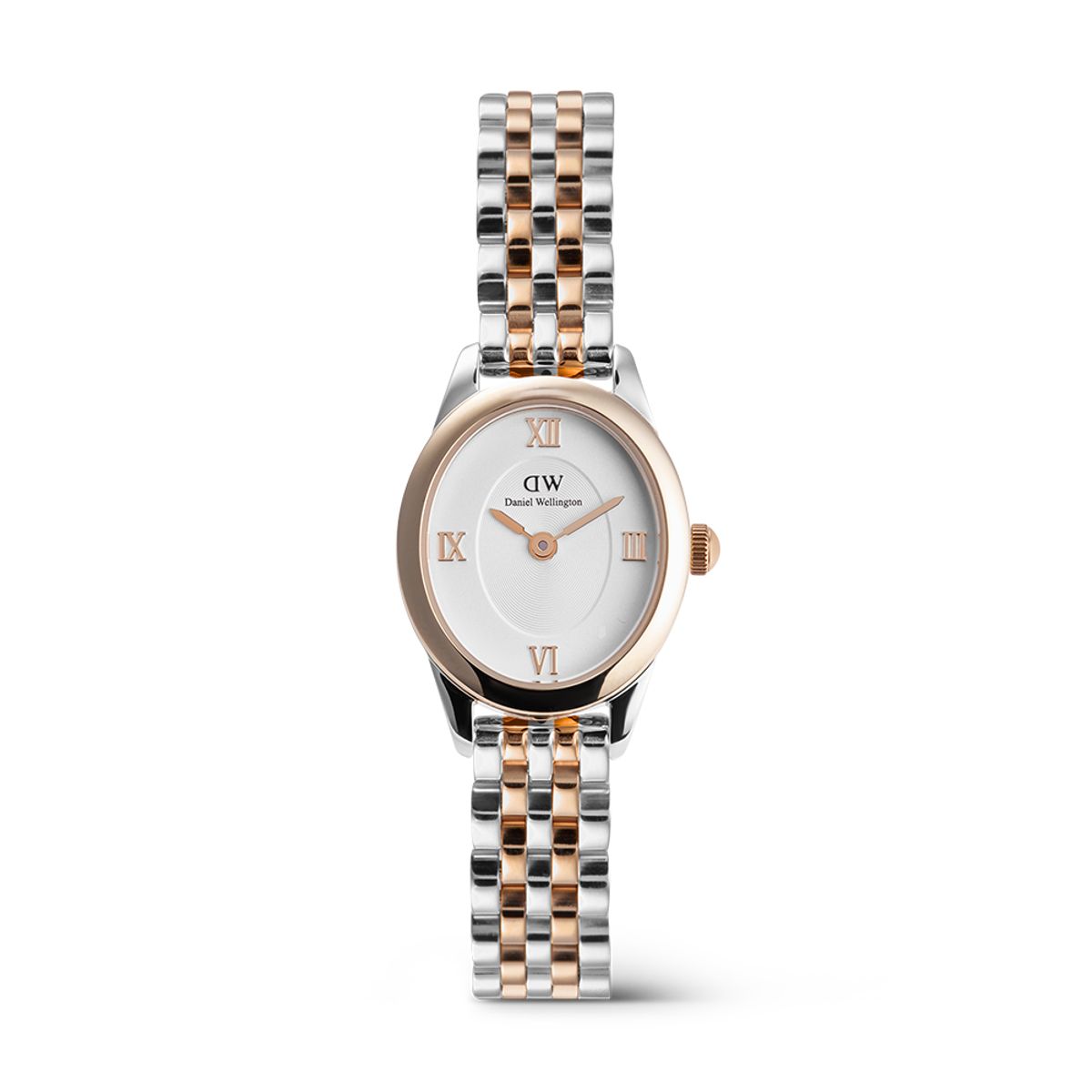 다니엘 웰링턴(DANIEL WELLINGTON) OPHELIA MINI TWO-TONE 실버+로즈골드 콤비 데일리 워치