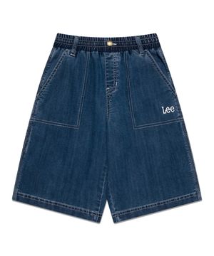 6부 워크 버뮤다 데님팬츠 인디고 LK2502IS03IN