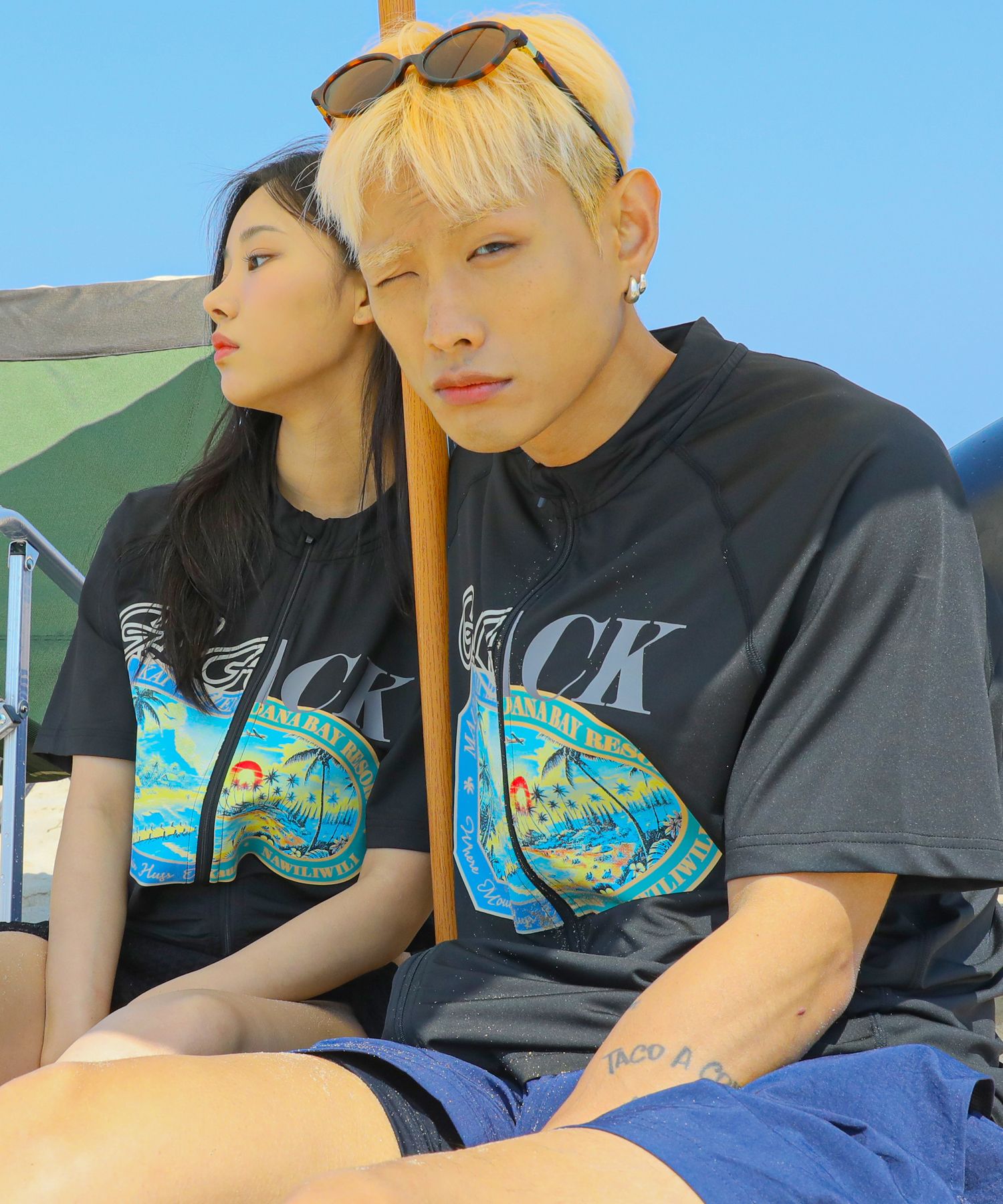 GAC035 빈티지 써머 후드 바라클라바 (BLACK) source detail 38