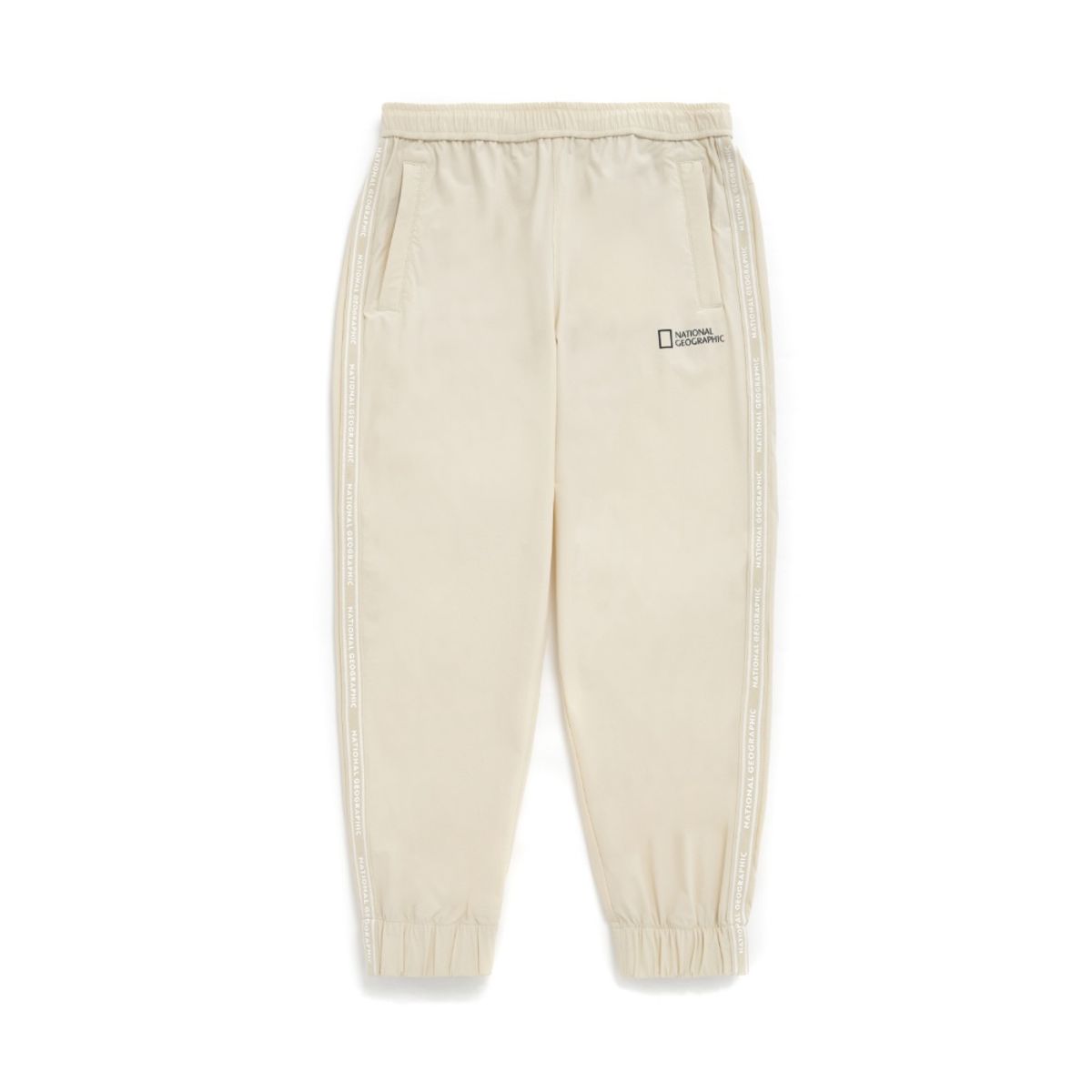 내셔널지오그래픽 키즈(NATIONAL GEOGRAPHIC KIDS) K231UPT250 우븐 트레이닝팬츠 CREAM