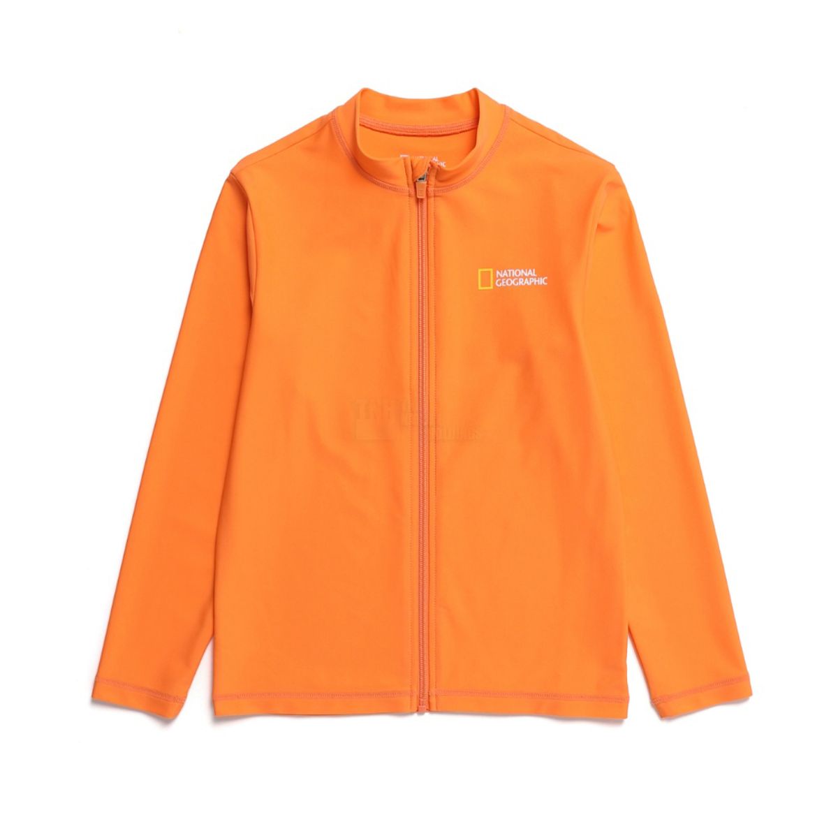 내셔널지오그래픽 키즈(NATIONAL GEOGRAPHIC KIDS) K232URG520 스몰로고 백그래픽 집업 ORANGE