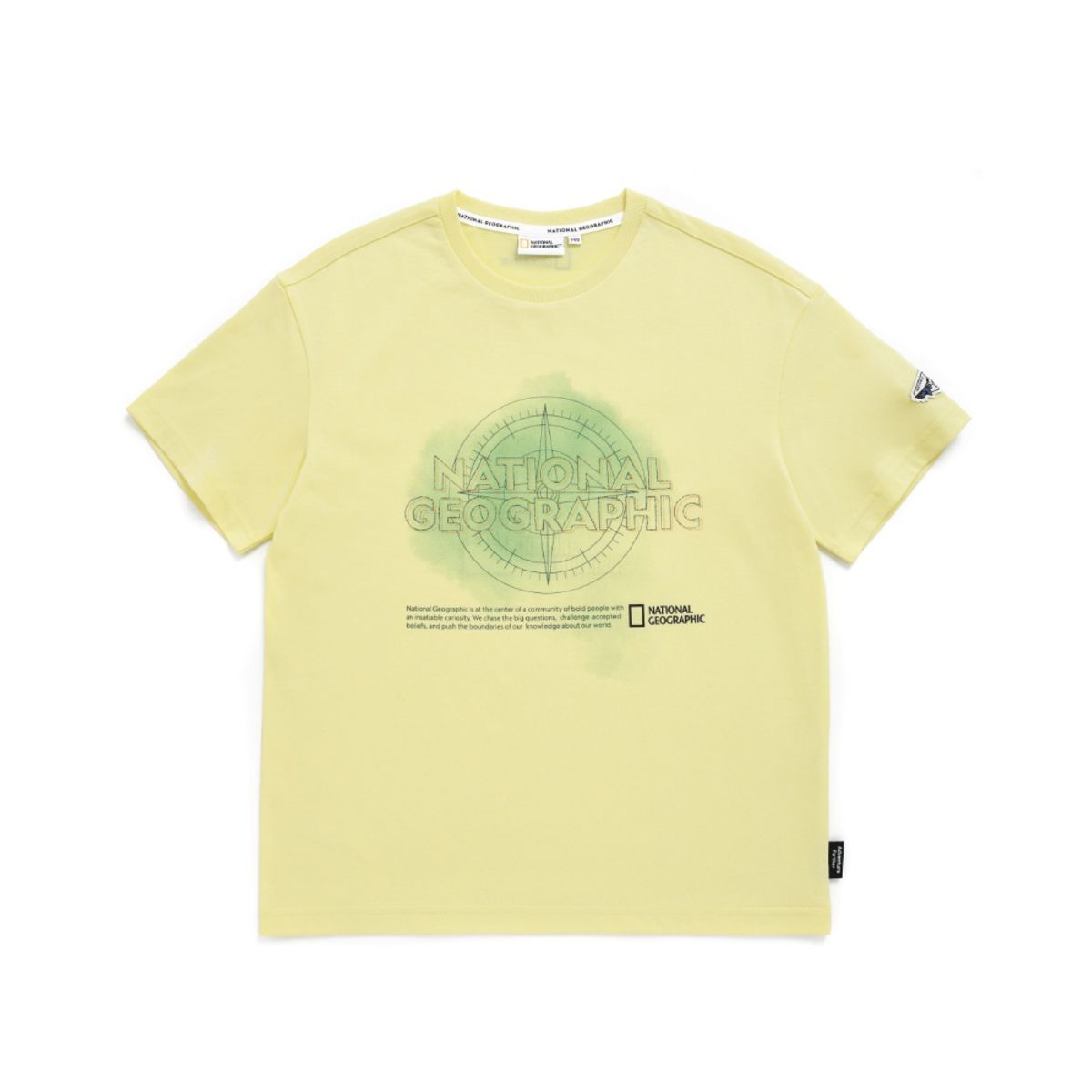 내셔널지오그래픽 키즈(NATIONAL GEOGRAPHIC KIDS) K232UTS110 어드벤쳐 그래픽 반팔티셔츠 LEMON