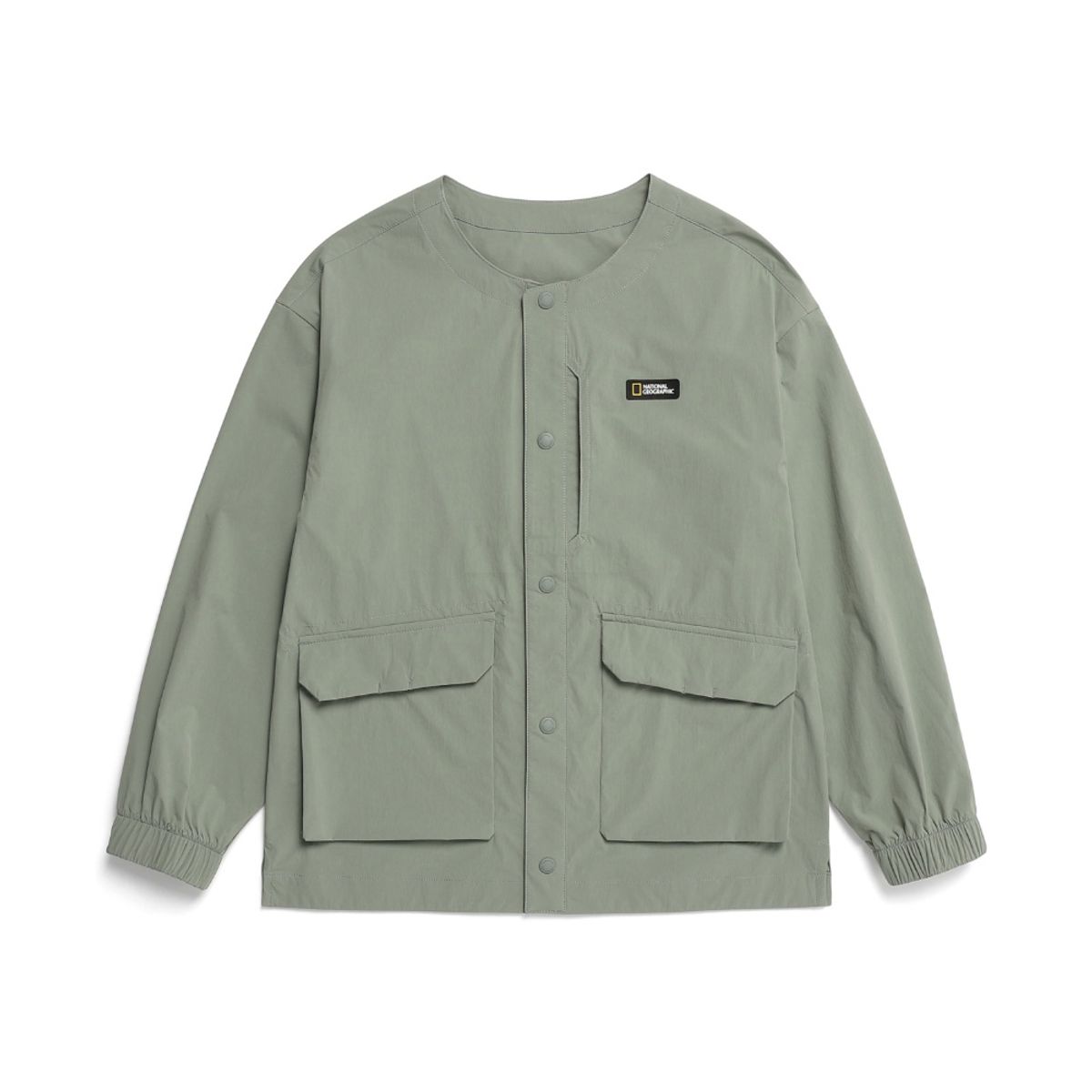 내셔널지오그래픽 키즈(NATIONAL GEOGRAPHIC KIDS) K232UJP040 어드벤쳐 U-NECK JP LICHEN KHAKI