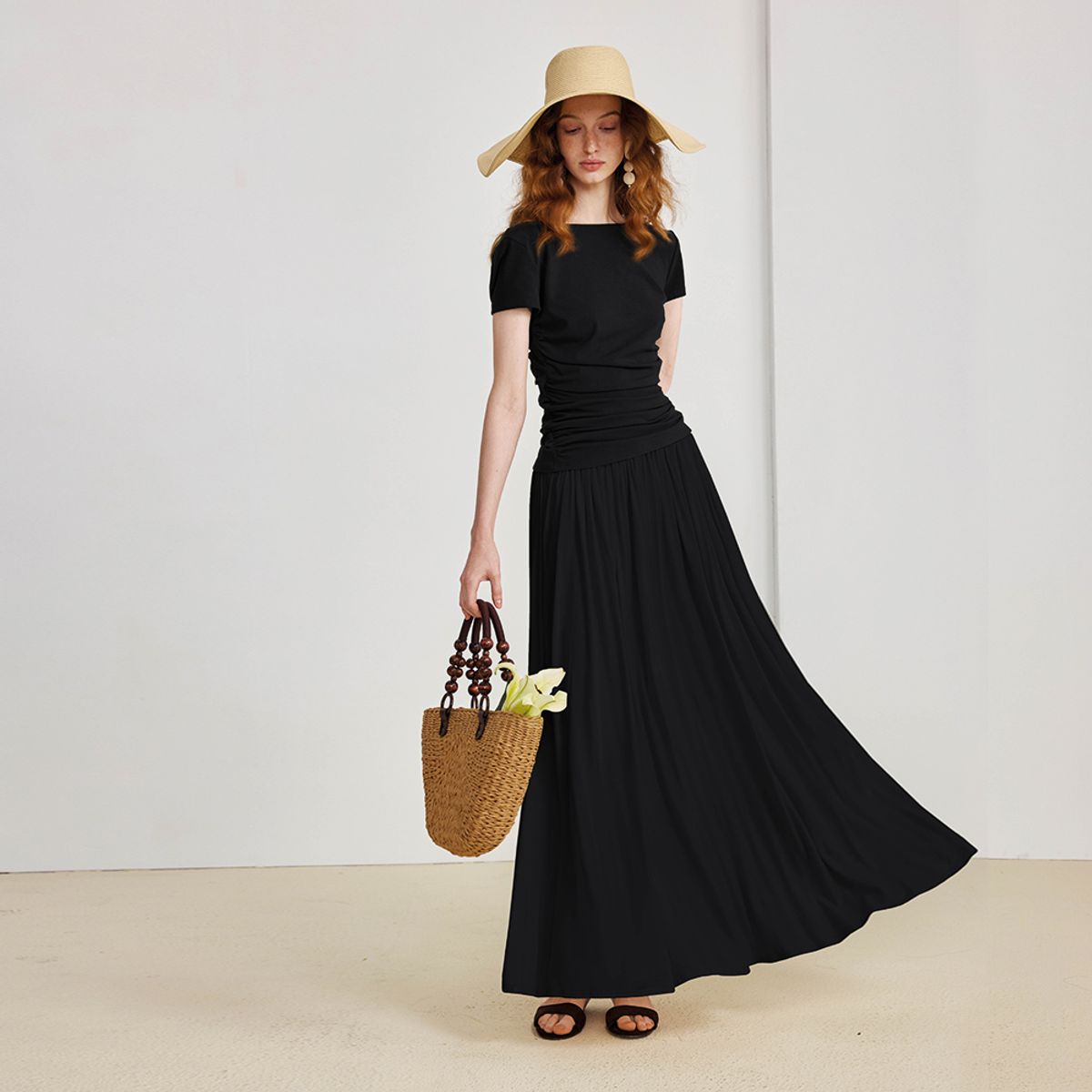 와이와이아이엠(YYIAM) YY_Elegance goddess pleated skirt_2color