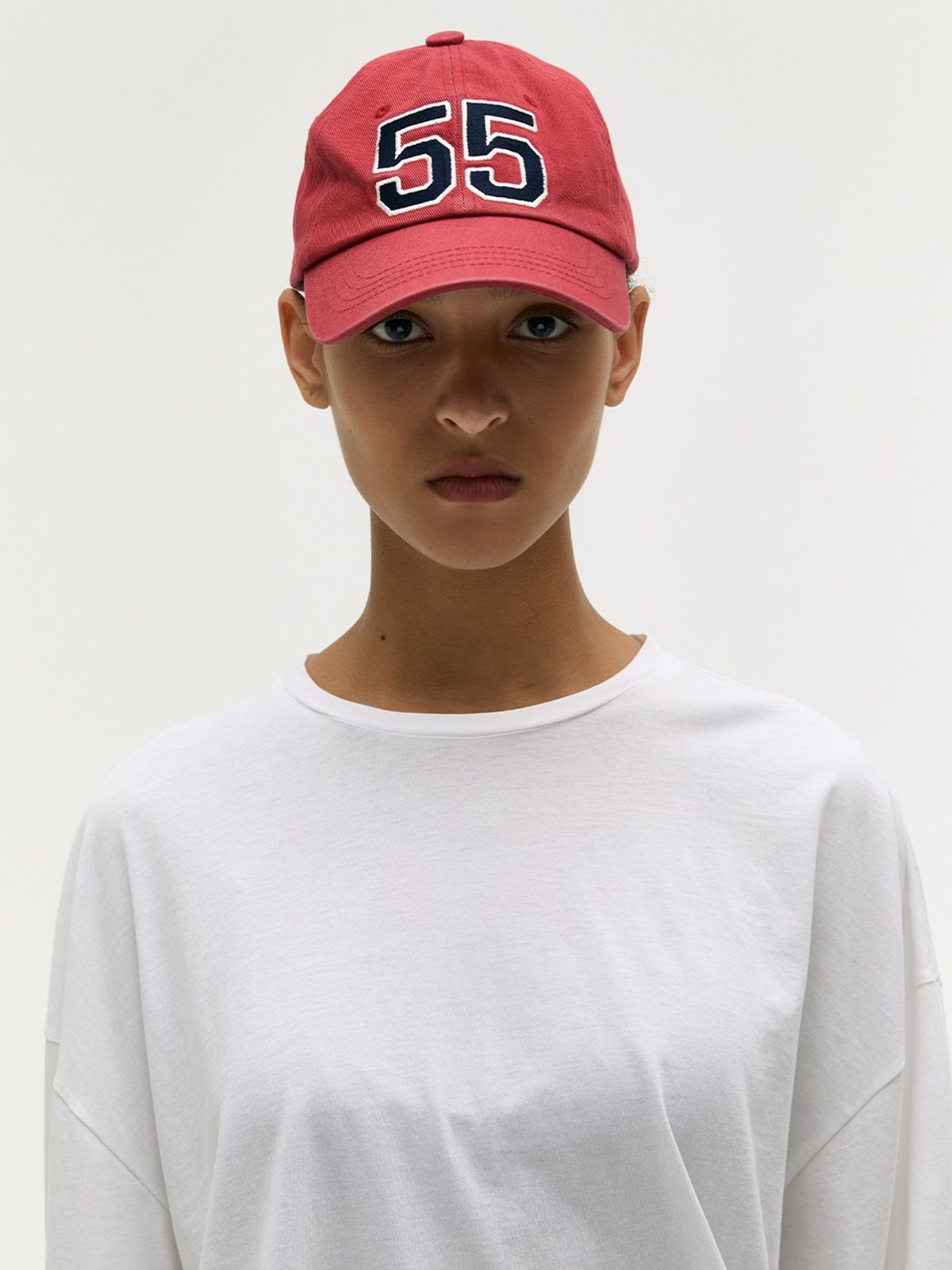 마지셔우드(MARGESHERWOOD) WASHED 55 BALLCAP_red