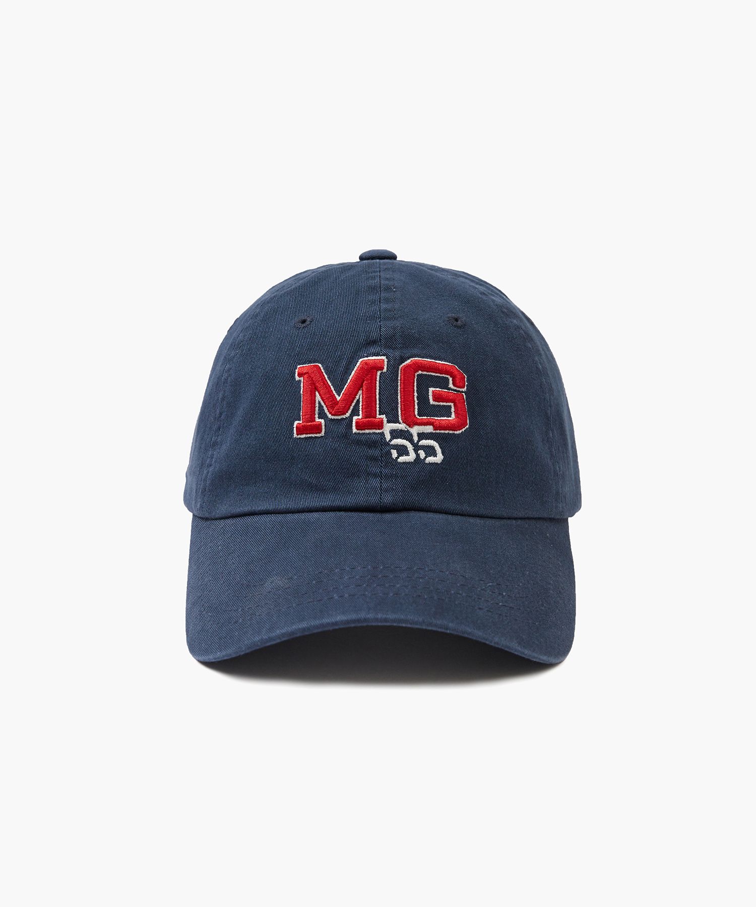 [Margesherwood] / ☆ MG WASHED BALLCAP / navy MUSINSA | MARGESHERWOOD MG WASHED BALLCAP_navy