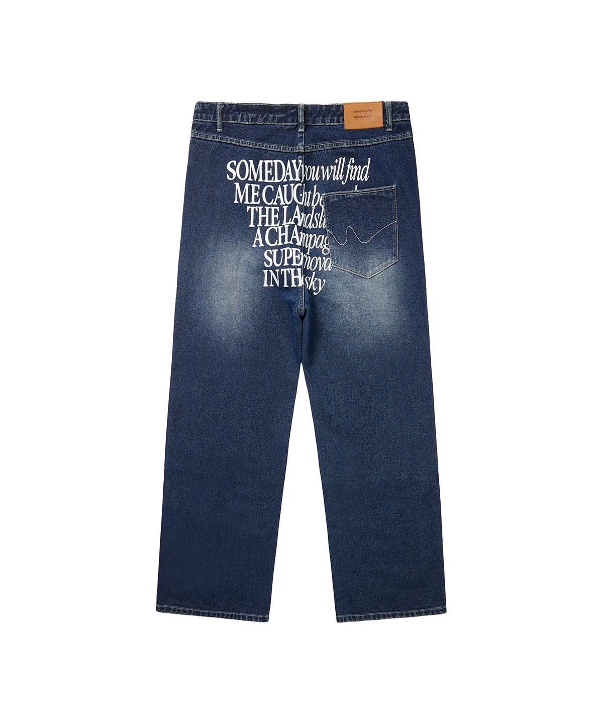 노우웨이브(KNOW WAVE) KNOW WAVE CSN DEMIN PANTS KNB25003DBL (DARK BLUE)