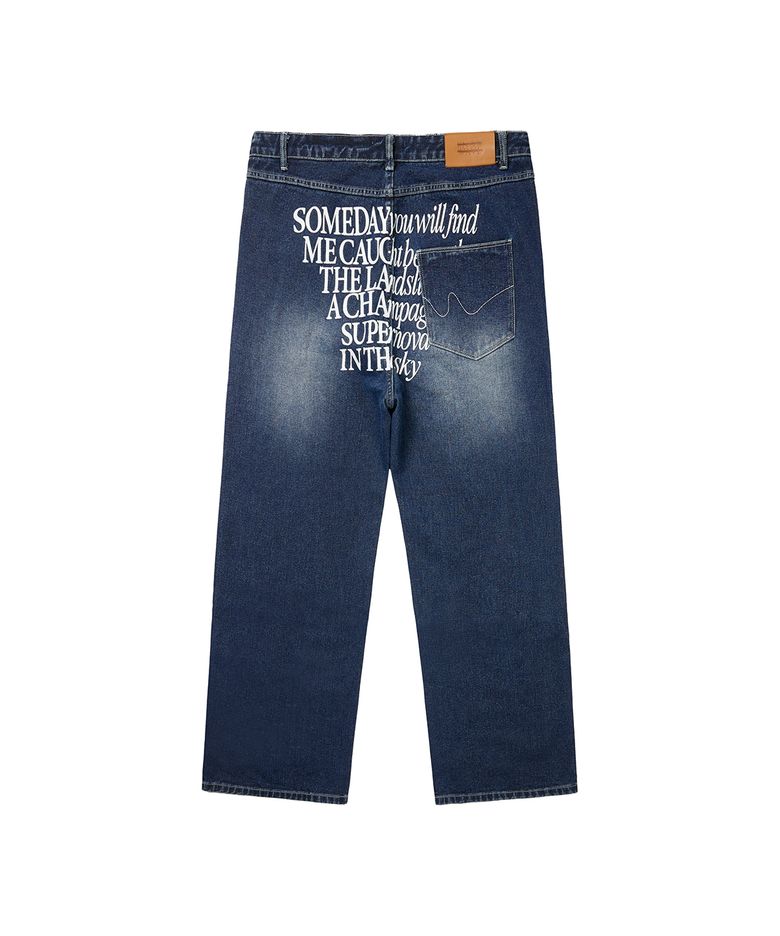 KNOW WAVE CSN DEMIN PANTS KNB25003DBL (DARK BLUE)