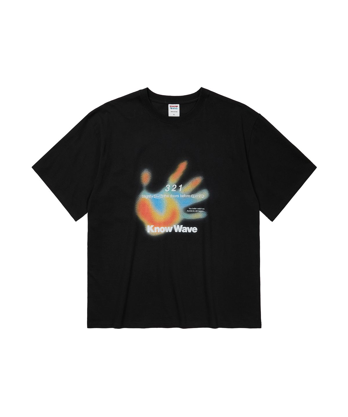 노우웨이브(KNOW WAVE) PALM HEAT TEE KN25T002BLK (BLACK)