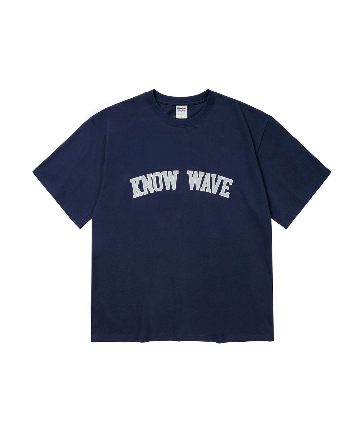 노우웨이브(KNOW WAVE) ARCH LOGO TEE KN25T001NVY (NAVY)