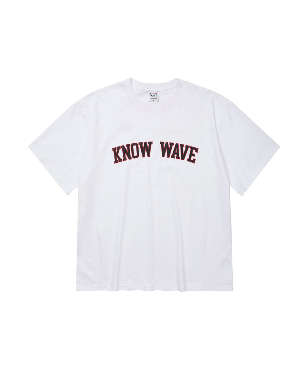 노우웨이브(KNOW WAVE) ARCH LOGO TEE KN25T001IVO (IVORY)