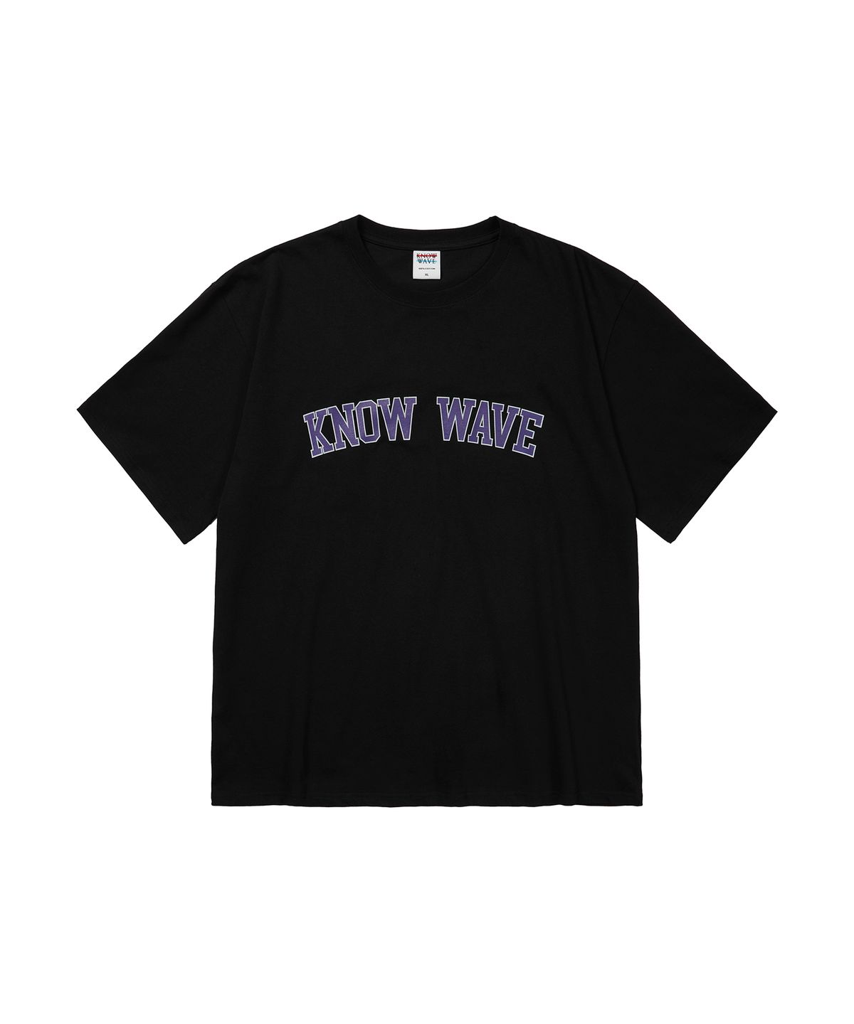 노우웨이브(KNOW WAVE) ARCH LOGO TEE KN25T001BLK (BLACK)