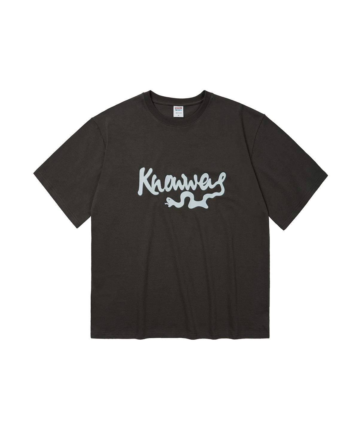 노우웨이브(KNOW WAVE) SNAKE TEE KNT25005CHC (CHARCOAL)