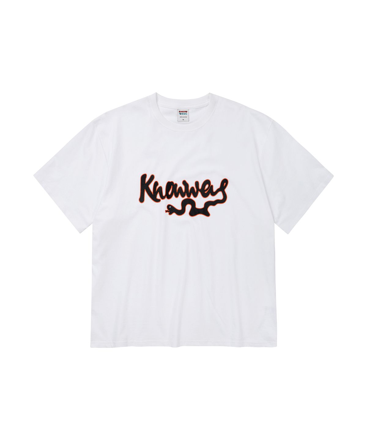 노우웨이브(KNOW WAVE) SNAKE TEE KNT25005WHT (WHITE)