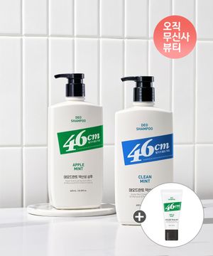 [옵션선택] 46cm 두취케어 약산성 데오드란트 샴푸 600ml x 2개+추가증정