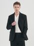 [M~5XL]컴포트 세미오버핏 블레이저_블랙