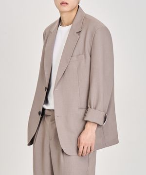 에어플로우 루즈핏 블레이저 (BEIGE)