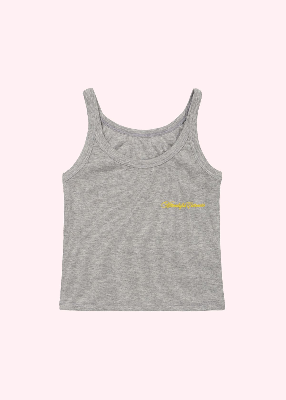 어텐즈(ATTENDS) Attends for cuteness tank top (Gray)
