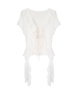 로맨스 프릴 가디건