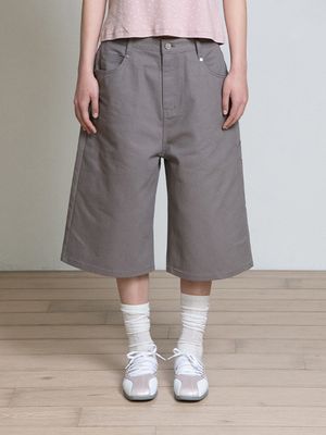 OAF LOGO BERMUDA PANTS, PURPLE