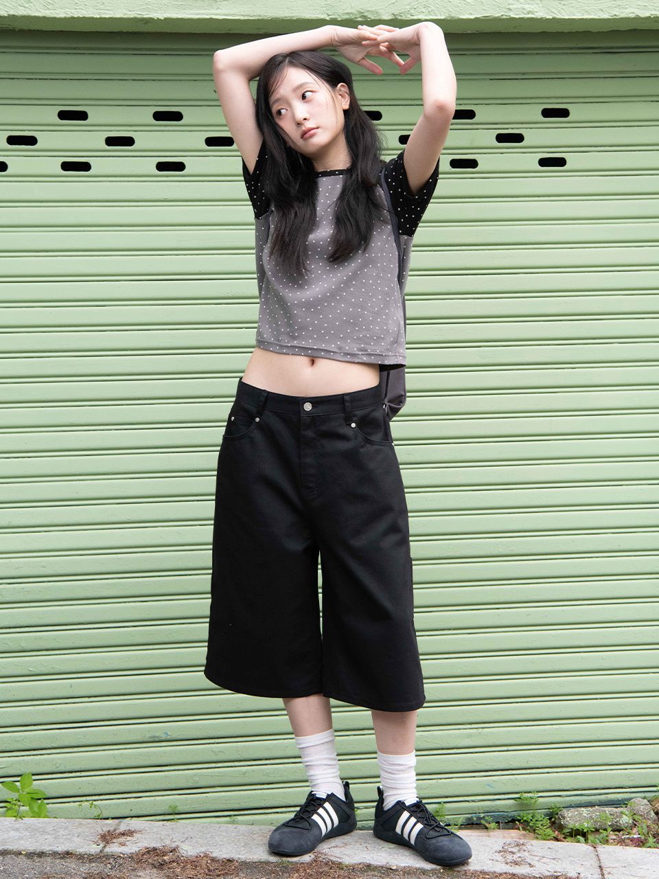【OAFISH】Oaf Logo Bermuda Pants バミューダ パンツ MUSINSA公式 | OAFISH Oaf Logo Bermuda Pants, Black