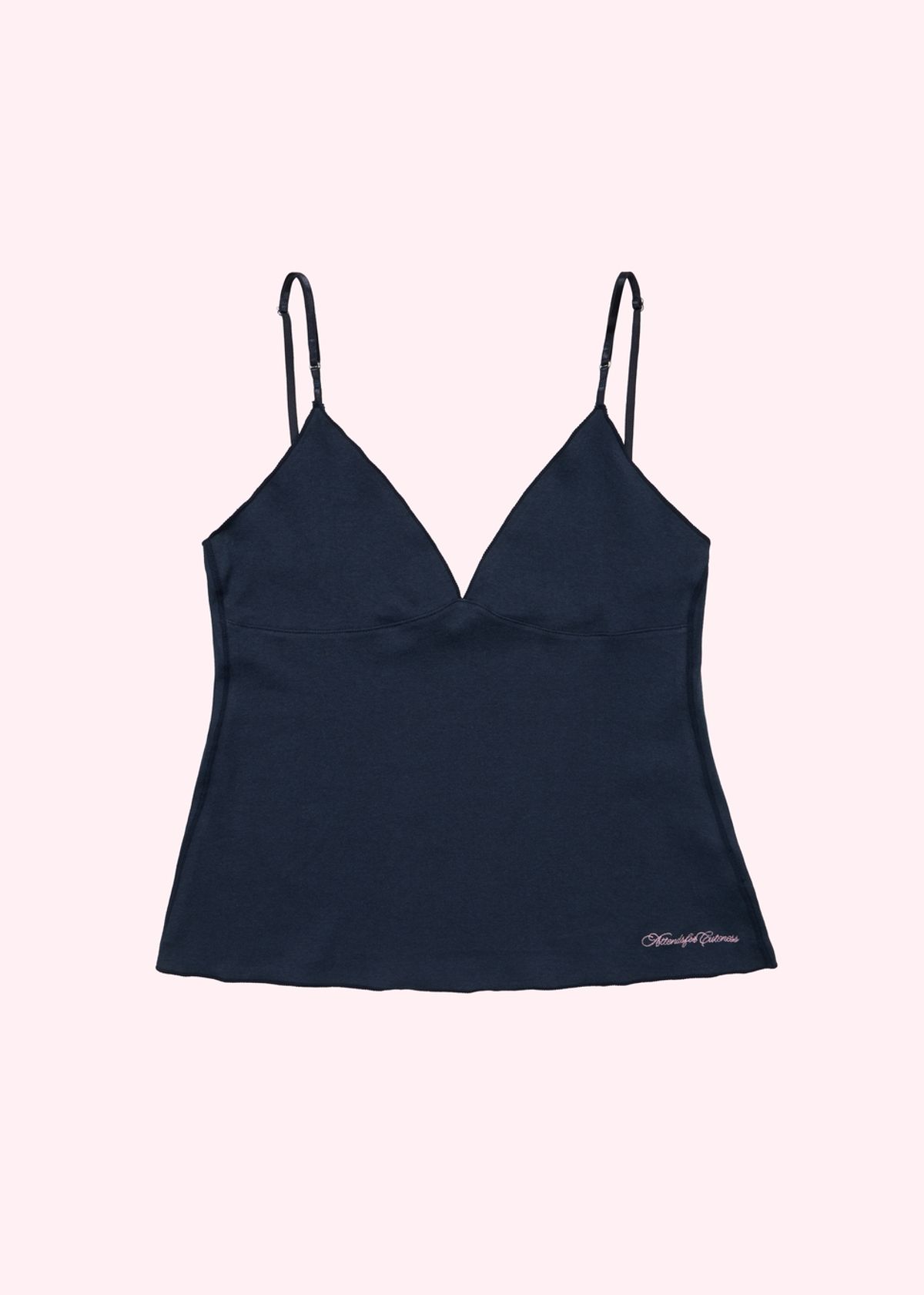 어텐즈(ATTENDS) Soft slip top (Navy)