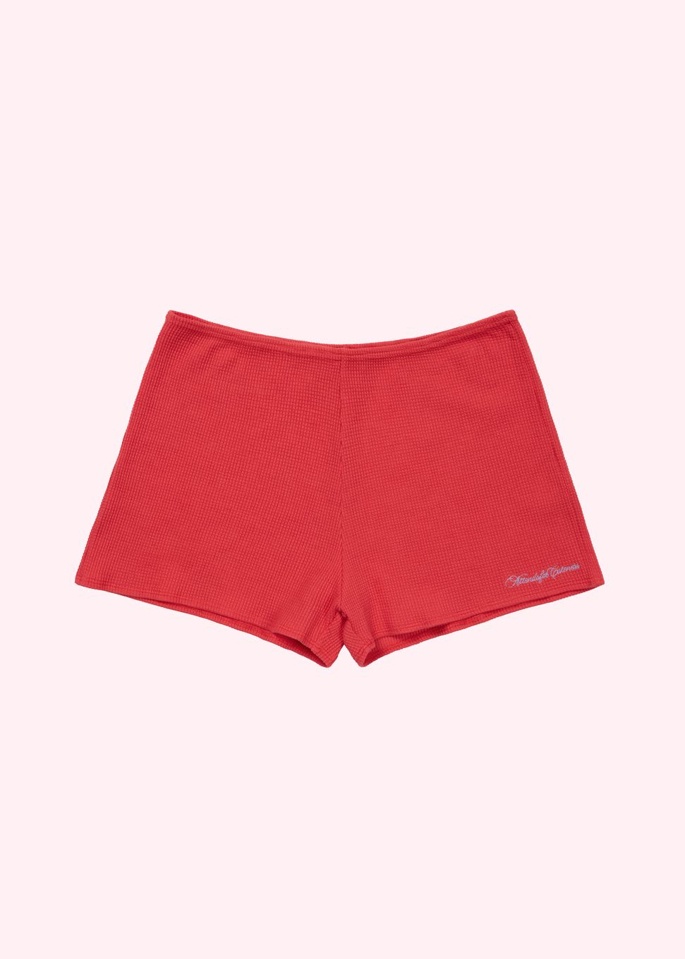 ◆Attends◆ Sporty waffle shorts pants Red 0086 MUSINSA公式 | ATTENDS Sporty waffle shorts pants (Red)